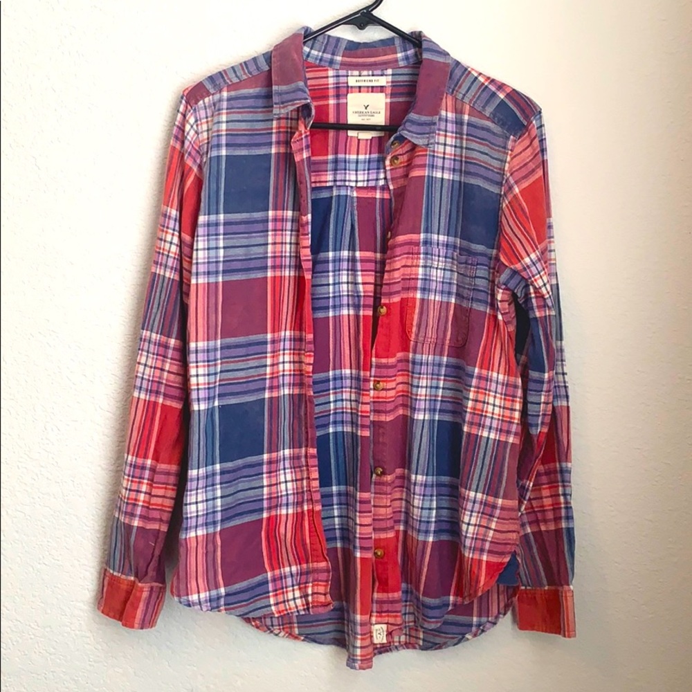 American Eagle a boyfriend Fit Flannel